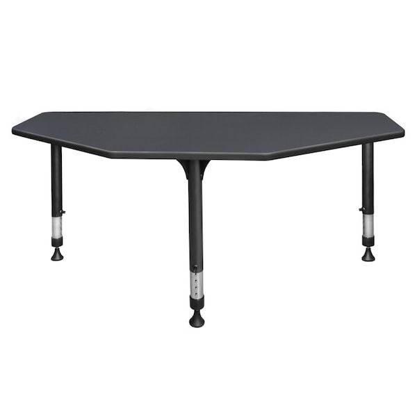 Regency I-Promise Desks, 24 D X 23-34 H, 60 W X Wood, Metal, Grey IP2SD6024GY - main